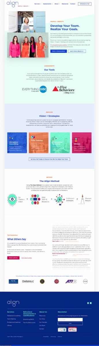 Align Website Homepage