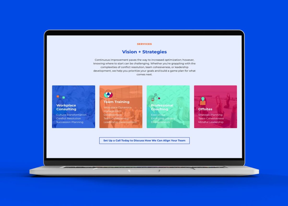 Design for Align Behaviors Website