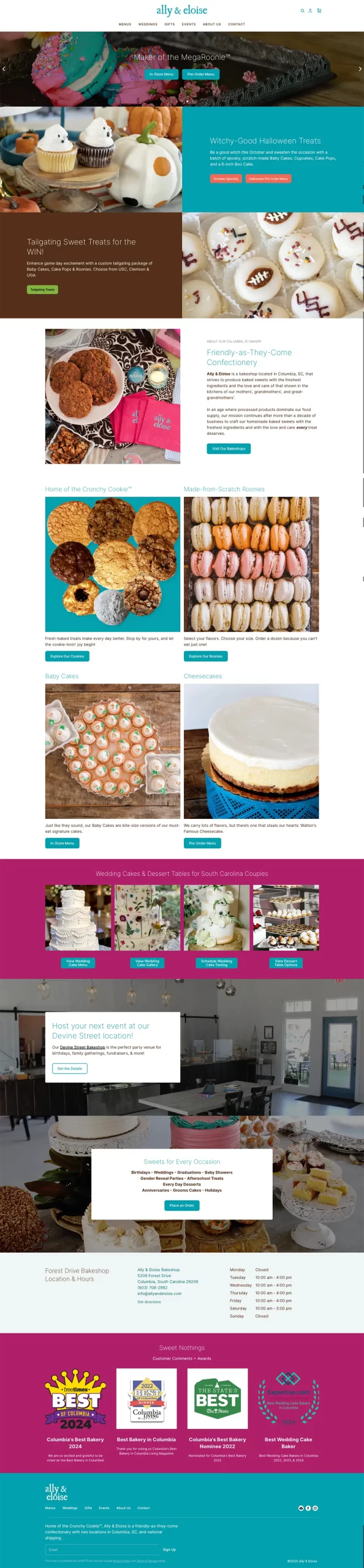 Ally & Eloise website