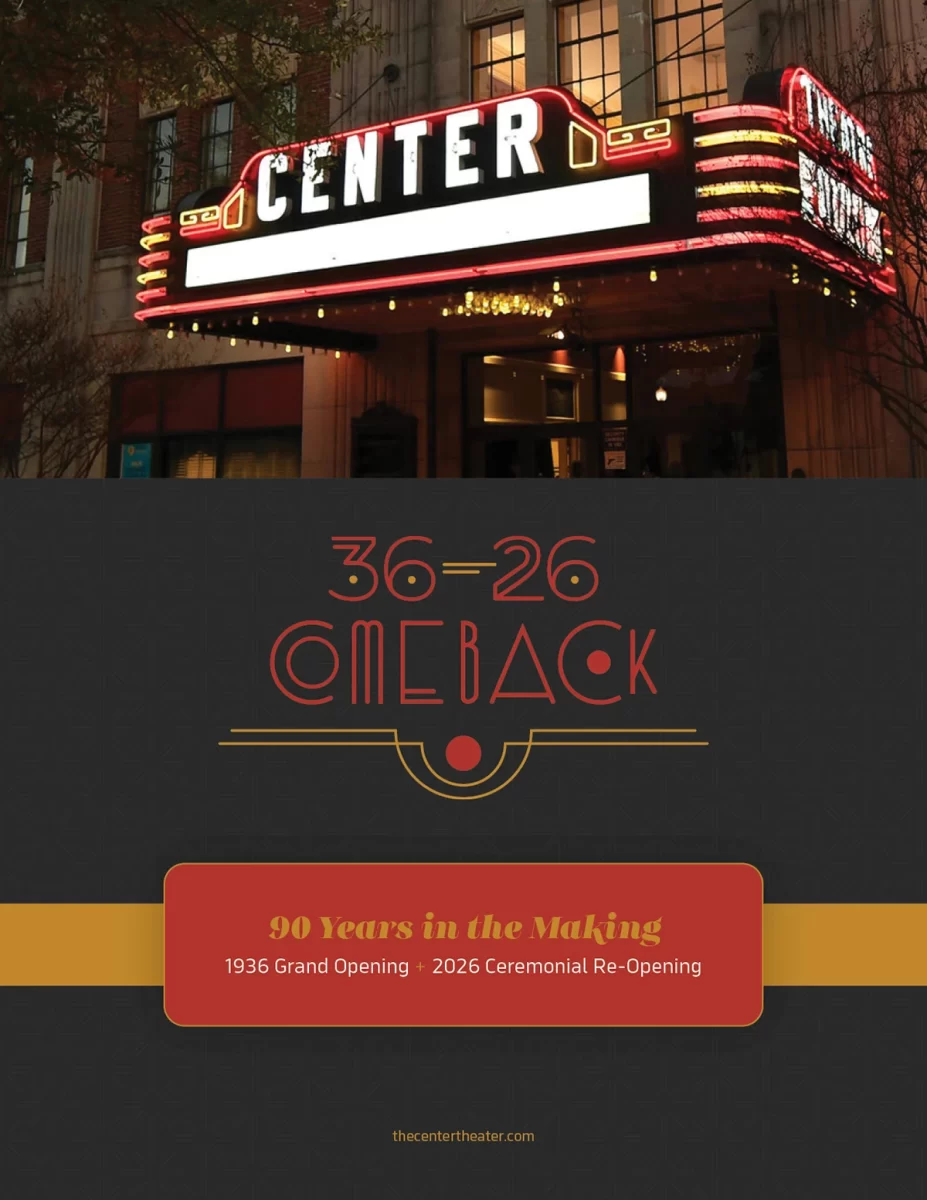 The Center Theater 36–26 Comeback Brochure Cover